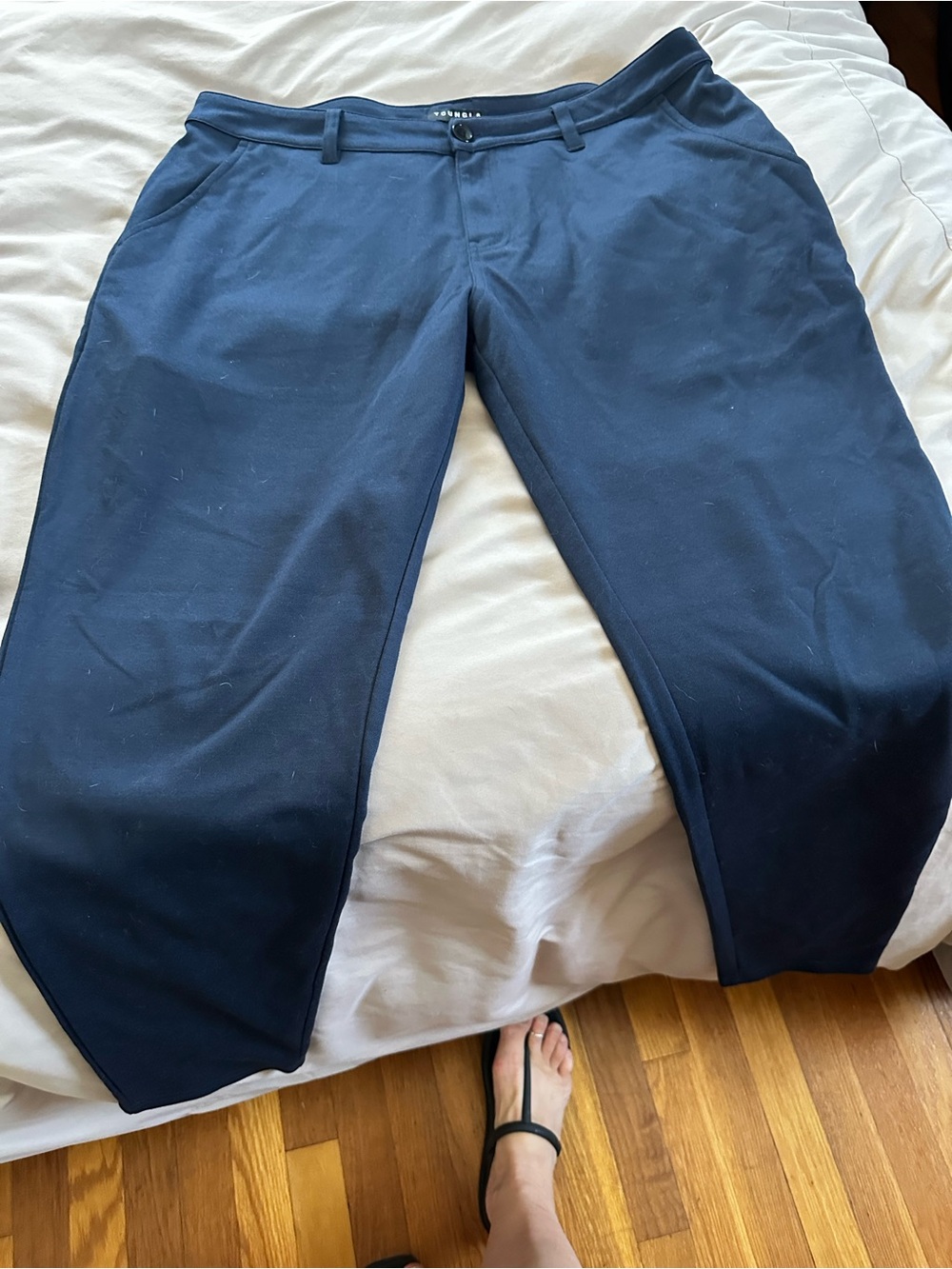 Men's Navy Dress Pants 38x32